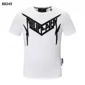 philipp plein t-shirt original embroidery lightning hommes